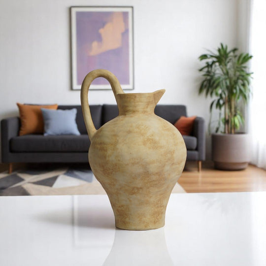 Terracotta Jug Ceramic Vases – Decorative Vase Set